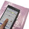 स्वनिर्धारित ओपन टॉप एंटी स्टेटिक पीसीबी ईएसडी पैकिंग बैग पारदर्शी गुलाबी